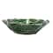 Hello Honey® 9" Green Hand-Painted Embossed Stoneware Cabbage Bowls, 4ct.
